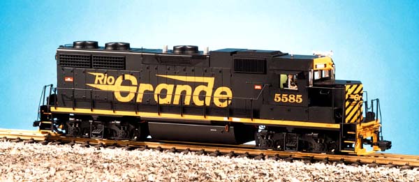 RIO GRANDE GP38-2 BLACK/ORANGE