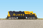 ALASKA RAILROAD GP38-2 BLUE/YELLOW