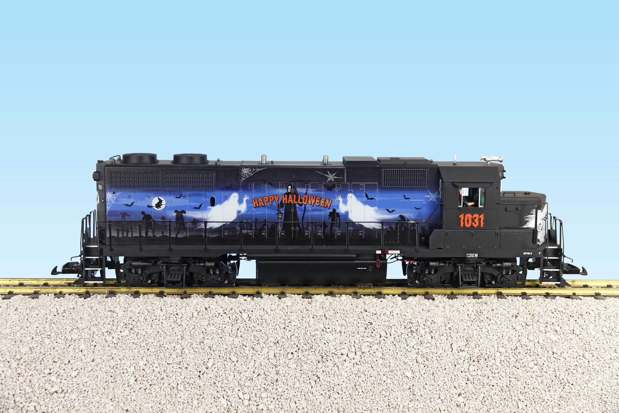 HALLOWEEN GP38 BLUE/SILVER/BLACK #1031
