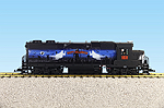HALLOWEEN GP38 BLUE/SILVER/BLACK #1031