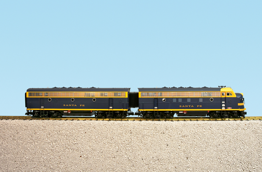 SANTA FE F7 AB UNITS BLUE/YELLOW