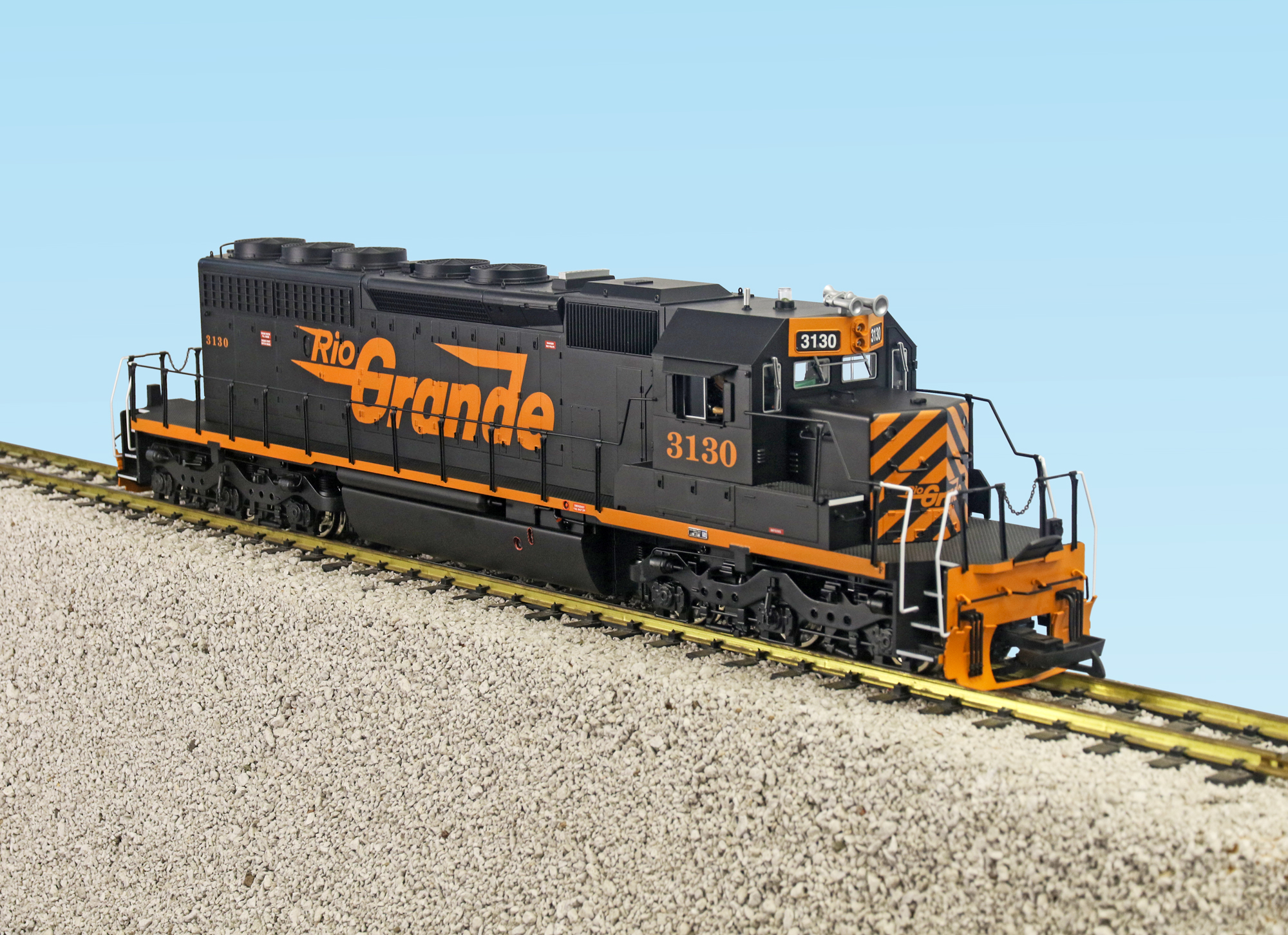 RIO GRANDE SD40-2 BLACK/ORANGE
