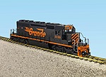 RIO GRANDE SD40-2 BLACK/ORANGE