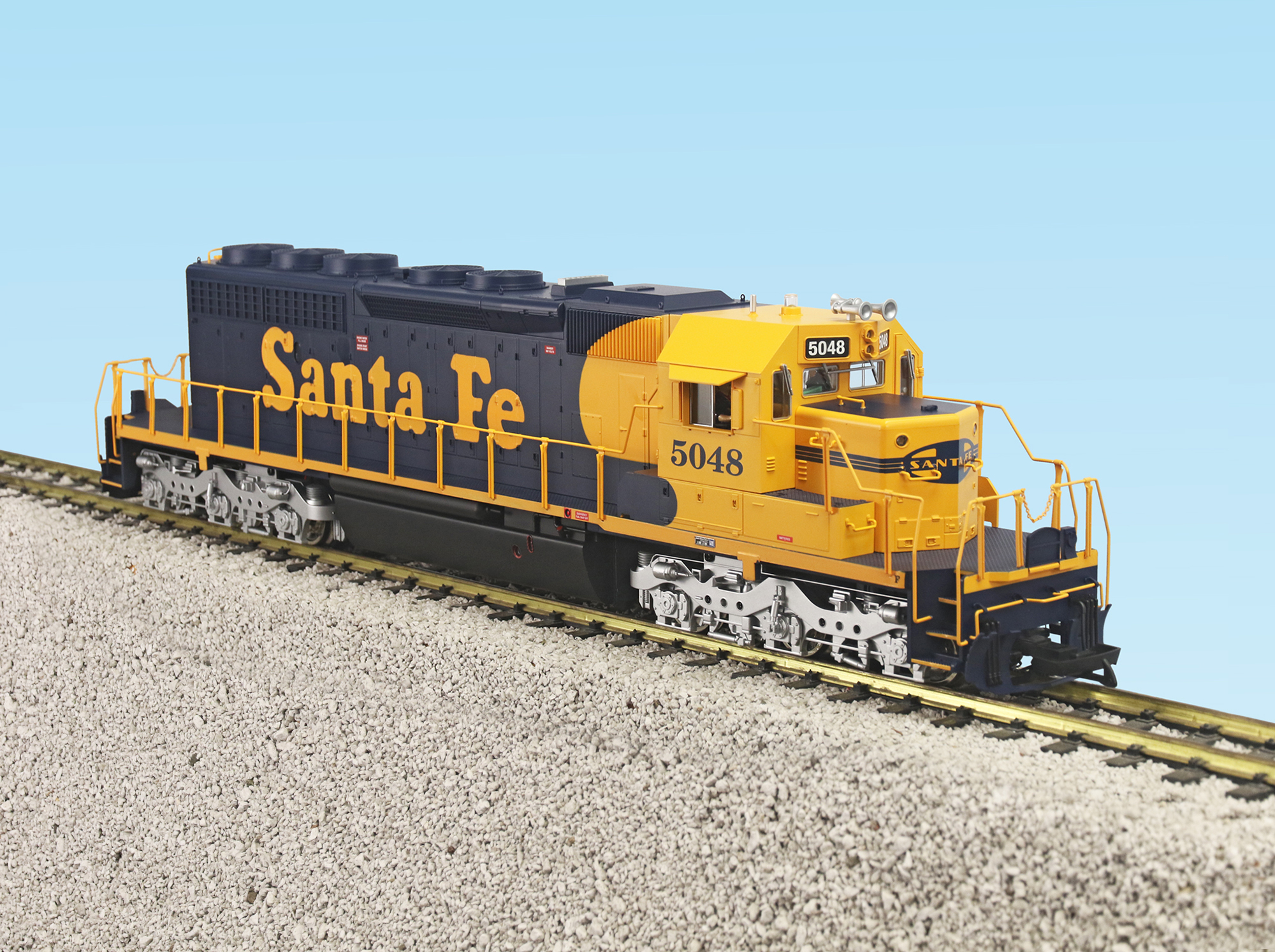 SANTA FE SD40-2 BLUE/YELLOW