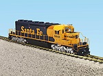 SANTA FE SD40-2 BLUE/YELLOW