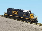 CSX SD40-2 BLUE/YELLOW