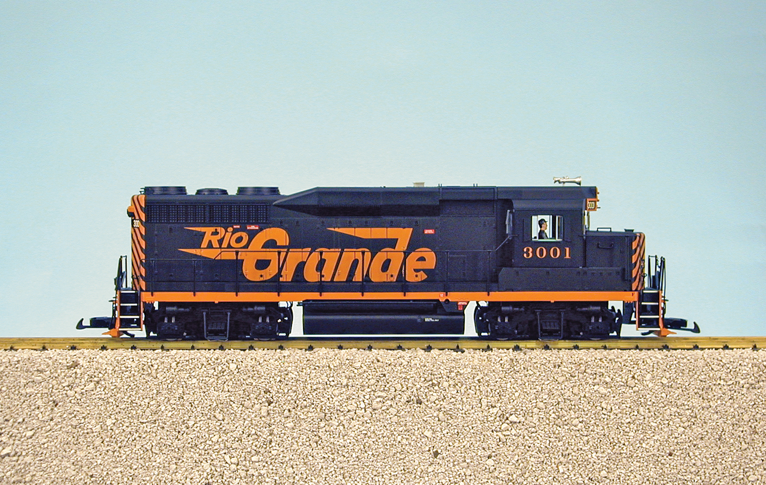 D&RG GP30 BLACK/ORANGE