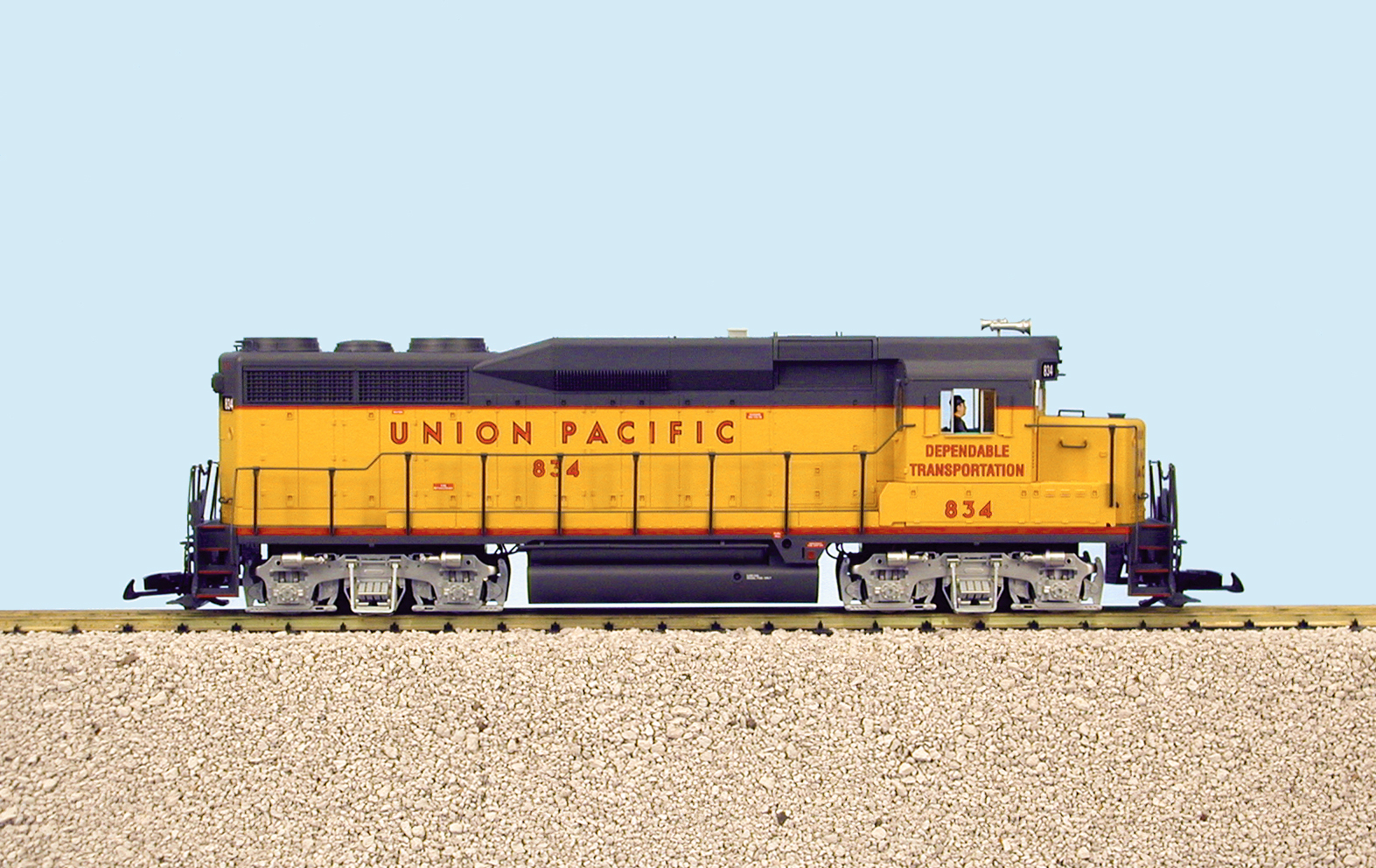 UNION PACIFIC GP30 YELLOW/GRAY/RED