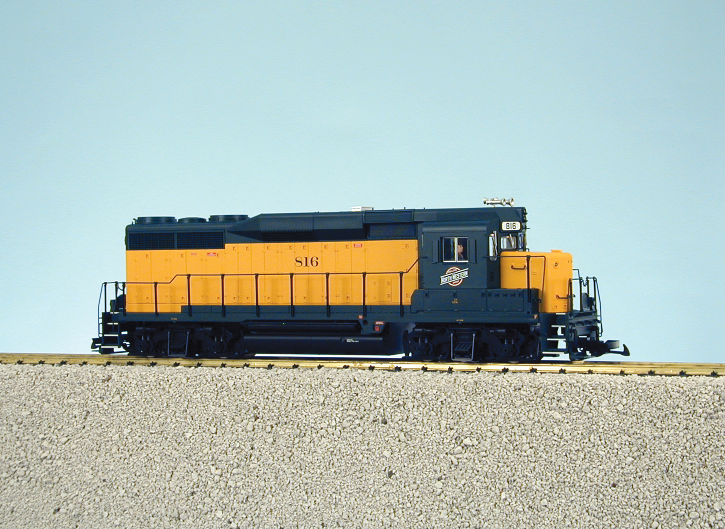 C&NW GP30 GREEN/YELLOW