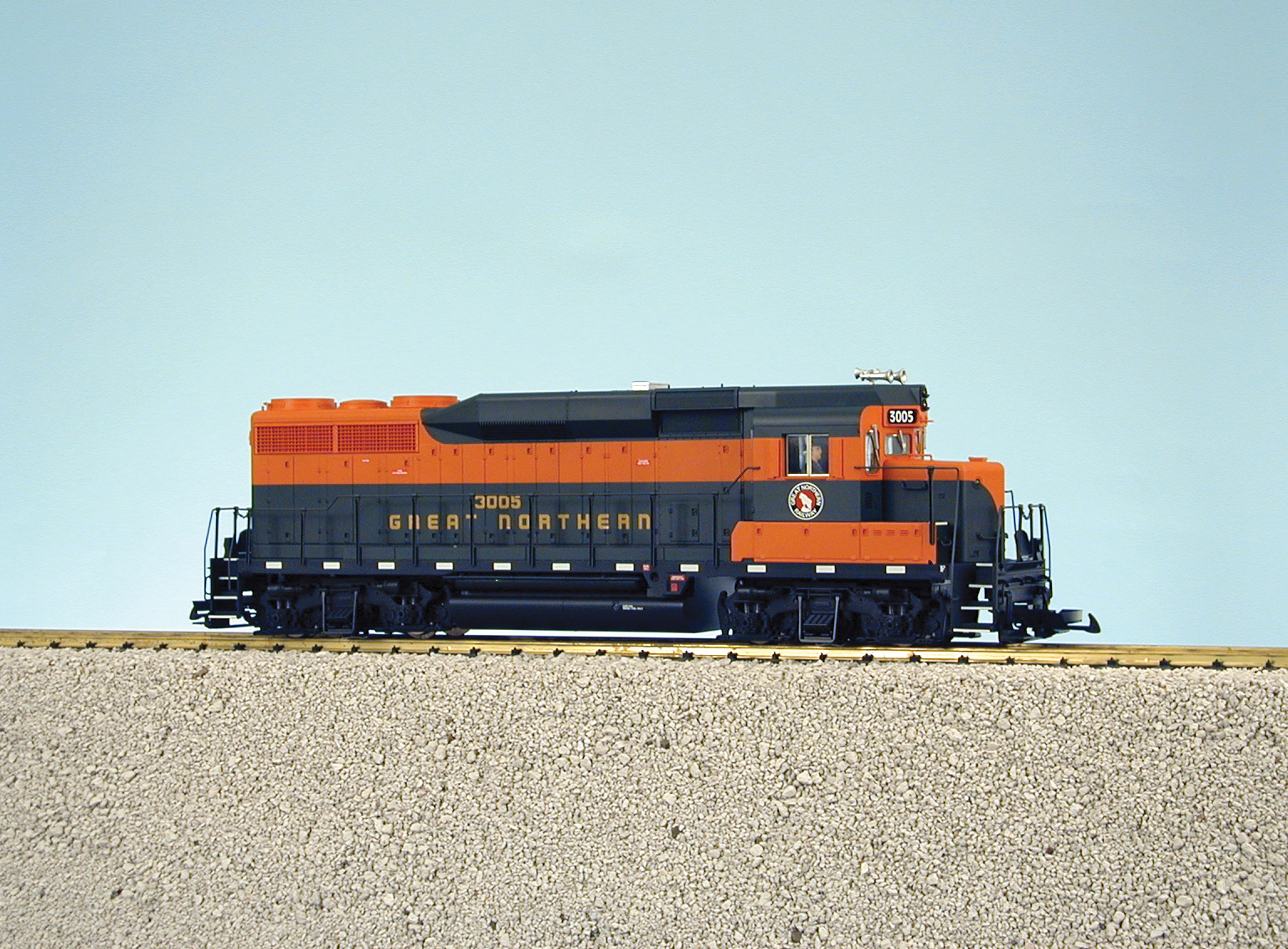 GREAT NORTHERN GP30 GREEN/ORANGE