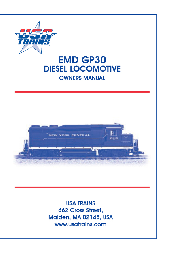 GP30 MANUAL (PRINTED COPY)